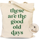 These Are The Good Old Days-Tote Bag With Magnetic Buckle for Girls, Women Canvas Tote Bag for Shopping, Work, Gym-Gifts for Birthday, Mother's Day, Christmas.(053)