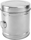 Ciieeo Thickened Canister Jar Lids Airtight Storage Container for Tea Coffee Stainless Steel