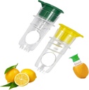 Lemon Squeezer, Mini Orange Press for Home, Screw Top Lemon Squeezers, Built in filter and leak proof cover, Efficient Juice Extractor for Lemon, Lime, Orange