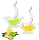 Lemon Squeezer Acrylic Manual Juicer Lemon Slice Wedge Squeezer Fruit Juicer for Orange Lemon Pomegranate