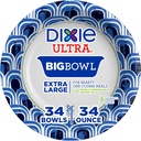 Dixie Ultra Extra Large Paper Bowls, 34 oz, 34 Count, Compostable, Microwave Safe, Disposable Bowls for Heavy Meals, Soups, Stews, and Everyday Use