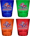 R and R Imports Savannah State University Full Color 2 oz Shot Glass 4 Pack Multicolor Officially Licensed Collegiate Product