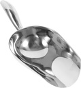 GLEAVI 304 Stainless Steel Multi-Function Ice Scoop Thick Design for Grains Flour and Food Serving Versatile Kitchen Tool for Home and Restaurant Use