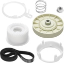 2025 Upgraded W10721967 Washer Pulley Clutch Kit W10006384 Washer Drive Belt by Blutoget -Fit for Whirlpool Kenmore Maytag Washing Machines-Replaces PS10057144 W10006356 W10006354 W10006353 MVWX655DW1