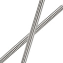 M8 x 250mm Fully Threaded Rod & Studs, 304 Stainless Steel Right Hand Threads Rods, M8-1.25 Thread Pitch for Anchor Bolts, Clamps, Hangers and U-Bolts 2 Pack