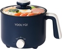 Hot Pot Electric : 1.5L Mini Ramen Cooker with 2 Temp Settings, Portable Lazy Pot Dorm, Office Must Have for Ramen/Noodles/Soup/Oatmeal