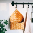 Cabilock Woven Storage Basket for Organizing Hanging Sundries Container for Home Office Bedroom Design for Cleaning and Multi Purpose Storage Solution