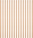 15 Pcs 11mm Half Round Pearl Wood Trim Strips – Unfinished Decorative Beaded Molding for DIY Crafts, Furniture, Wall, Cabinet, Shelf, Window and Door Embellishment(15pcs-11mm)