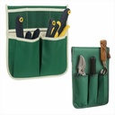 Garden Pouches Kneeler - 2 Pack Outdoor Gardening Stool Pouch, Workseat Storage Tote Hanging Organizer, Heavy-Duty 600D Oxford Cloth Tool Bag