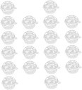 Cabilock 50pcs Cupcake Carriers Lids Individual Cupcake Holders Wedding Party Supplies