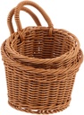 PRETYZOOM 2pcs Woven Storage Basket Kitchen Onion Ginger Garlic Organizer Wall-mounted Farmhouse Baskets for Fruits Vegetables and Seasonings Small and Large Included
