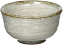 Yamashita Crafts 14081240 Glass Cup, White, Diameter 2.4 x 1.3 inches (6.2 x 3.3 cm), White Karatsu Brush Cup, Small