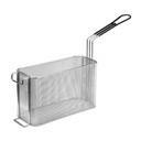 Waring Commercial WPC100LB Large Basket for use with WPC100 Pasta Cooker/Rethermalizer. Durable mesh material and steel constructed front hook to keep the basket over water after cooking. Gray