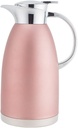 1.8L Thermal Jug Double‑Wall Stainless Steel Baking Paint Vacuum Insulation Kettle for Coffee Tea-Pink