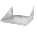 24" x 18" Stainless Steel 100 lb. Capacity Microwave Oven Wall Shelf NSF Approved