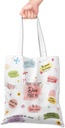 Grace Yonks Cute Canvas Tote Bag – Aesthetic Large Reusable Bag