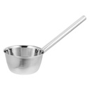 Stainless Steel Ladle Short Handle Water Scoop for Kitchen Restaurant and Home Use Resistant Ergonomic Design Multi-Purpose Soup Serving Tool