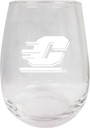 R and R Imports Central Michigan University 15 oz Engraved Stemless Wine Glass Officially Licensed Collegiate Product Single Unit