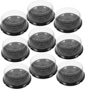 8in Round Cake Boxes Birthday Cake Carrier Bakery Packing Box Portable Food-safe Stain-proof Lid Long-lasting