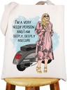 WZMPA Tanya Mcquoid Fans Tote Bag Tanya Mcquoid Quote Gift I'm Very Needy Person Canvas Handbag Tanya Mcquoid Merch