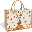 Autumn Pumpkin Canvas Tote Bag for Women, Rustic Country Gift (Christmas Thanksgiving Birthday Mother's Day)
