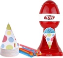 Courant Snow Cone shaved ice machine, Countertop Slushie Machine, Perfect for Desserts,Birthday Parties, with cones – Red