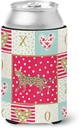 Caroline's Treasures CK5703CC Serengeti Cat Love Can or Bottle Hugger, Red Cooler Washable Drink Sleeve Collapsible Beverage Insulated Holder, Can Hugger, Multicolor