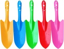 5pcs Metal Garden Shovel Hand Tools for Planting Digging and Transplanting Ergonomic Design for Boys and Girls Gardening Activities