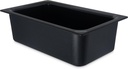 Carlisle FoodService Products CM110003 Coldmaster Plastic Standard Full-Size Food Pan, 15 qt. Capacity, 20.68" x 12.72" x 6.40", Black