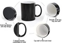 Funny Heat Reveal Changing Color Cup 11 Ounce Ceramic Cup, Oh For Fucks Sake Coffee Mug or Office Tea Cups