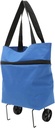 Collapsible Trolley Bag with Foldable Wheels Capacity Grocery Shopping Bag Adjustable Handles for Laundry and Groceries Royal Blue