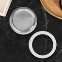 Silicone Gaskets Replacement Silicone Seals Airtight Silicone Gasket Sealing Rings For Coffee Espresso Moka Stovetop Pot Silicone(12 cup+sieve)