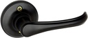Designers Impressions Rochester Design Black Dummy Door Lever (Non-Functional)