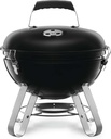 Napoleon Legend 14-Inch Portable Charcoal Kettle Grill, Black, Chrome-Plated Cooking Grid