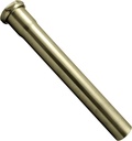 Westbrass D423-03 1-1/2" x 12" Slip Joint Extension Tube, PVD Polished Brass