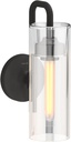 Kohler 27262-SC01-BLL Purist Bathroom Vanity Fixture, Wall Sconce Lighting, UL Listed, 1, Matte Black
