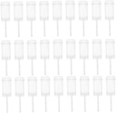 VICASKY 40pcs Push Cake Cups Food Safe PP Push Pop Holders for Weddings Birthdays Party Treats Cake Containers for Homemade Desserts and Events
