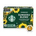Starbucks K-Cup Coffee Pods, Sunsera Blend For Keurig Coffee Makers, 100% Arabica, 1 Box (10 Pods)