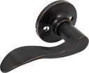 Stone Harbor Hardware Beaverton Door Lever, Dummy (Non-Turning) Latch, Left-Handed, Vintage Bronze