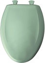 Bemis 1200SLOWT 035 Slow Sta-Tite Elongated Closed Front Toilet Seat, Sea Green