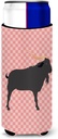 Caroline's Treasures BB7882MUK Verata Goat Pink Check Michelob Ultra Hugger for slim cans, Slim Can, Multicolor