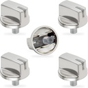 5 Pack AEZ73293801 Gas Stove Knobs - Compatible with LG Stove/Range Knobs - Replace 2025031, AP5594929, AH3639420, EA3639420, PS3639420, EBZ60710601