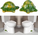 Resin Toilet Bolt Caps: Decorative Toilet Bolt Covers and Functional Bathroom Accessories Set of 2, Swift Installation and Rust Prevention (2pcs Turtle)