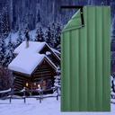 Winter Thermal Insulated Door Curtain, Doorway Screen Cover Privacy Blackout,Heavy Duty Soundproof Cold Protection Temporary Door Divider for Patio, Kitchen, Bedroom, Air Conditioner Room