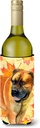Caroline's Treasures BB9907LITERK Boerboel Mastiff Fall Wine Bottle Hugger, Yellow Bottle Cooler Sleeve Hugger Machine Washable Collapsible Insulator Beverage Insulated Holder