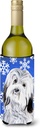 Caroline's Treasures SC9785LITERK Havanese Winter Snowflakes Wine Bottle Hugger Bottle Cooler Sleeve Hugger Machine Washable Collapsible Insulator Beverage Insulated Holder