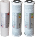 APEC Water Systems ULTIMATE Series US Made Stage 1, 2 & 3 Replacement Filter For Undersink System(FILTER-SET)