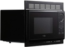 RV Microwave | .9 Cubic Ft Black Microwave with Trim Kit | 900 Watt Direct replacement for High Pointe
