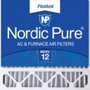Nordic Pure 20x20x5 (19_5/8 x 19_7/8 x 4_3/8) Honeywell/Lennox Replacement MERV 12 Air Filter 1 Pack