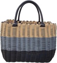 Woven Baskets Rattan Picnic Basket Tote Basket Woven Storage Basket Shower Caddy Basket Shopping Basket Egg Gathering Basket with Handles Sundries Container Woven Basket